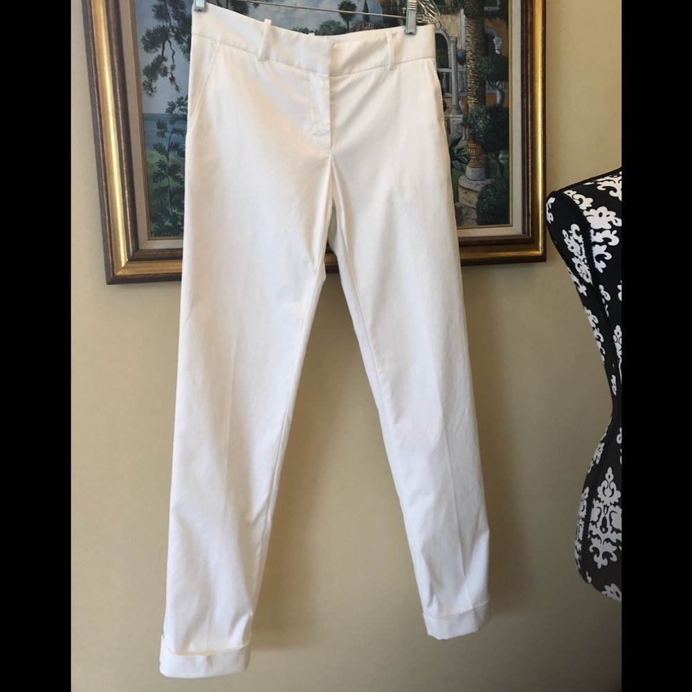 🕊Stella McCartney Crisp & lovely High-waisted Chino cuffed slacks